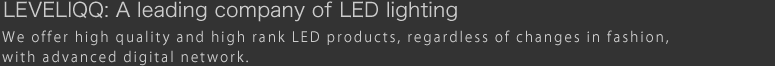 LED照明のパイオニア「レベリック」 先進のデジタルネットワークを駆使し、流行に左右されない高品質・高品位のLED照明をご提案しております。