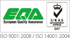 EQA ISO 9001:2008 / ISO 14001:2004